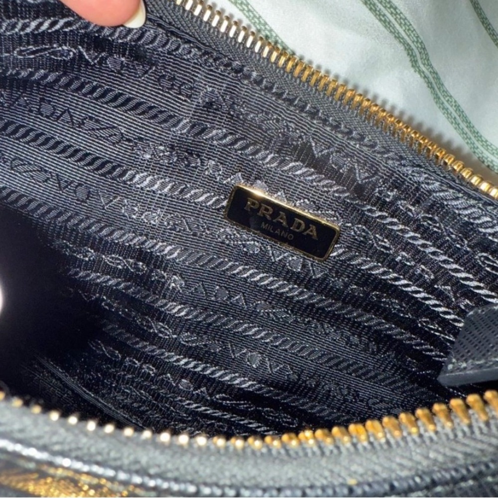 Prada Black Re Edition Saffiano Leather Mini Bag - Picture 13 of 13